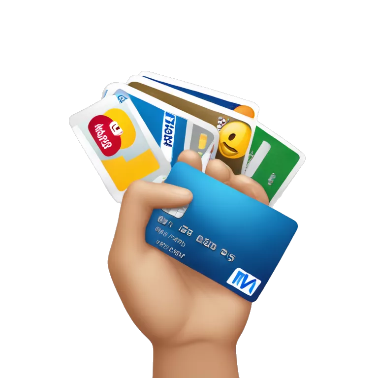 a hand holding 5 credit cards, emv chip, credit card, debit card, amex platinum, American express