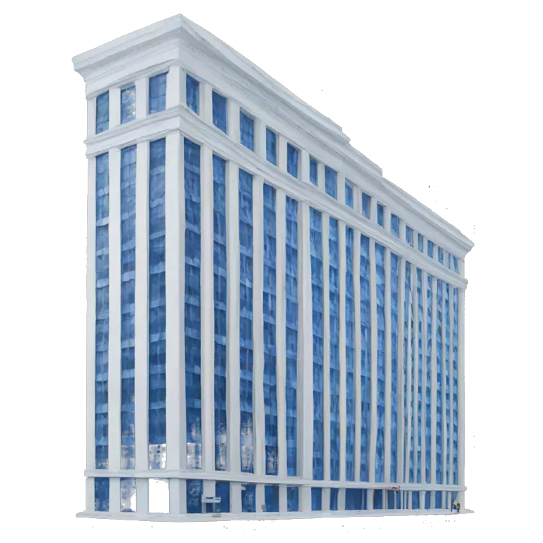 blue and white bank building, chase building