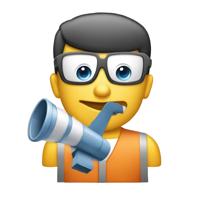 combine visual elements that symbolize marketing strategies, communication, and promotion. Include a megaphone to represent message dissemination, a rising bar graph to reflect growth and success, and a social media icon like a hashtag or a 'like' symbo