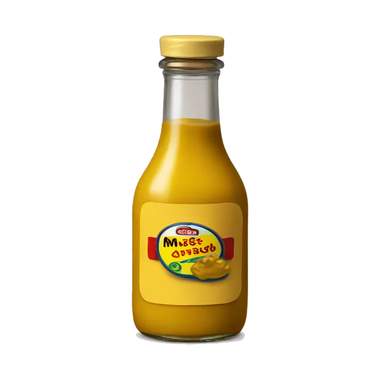 Bottle of mustard
