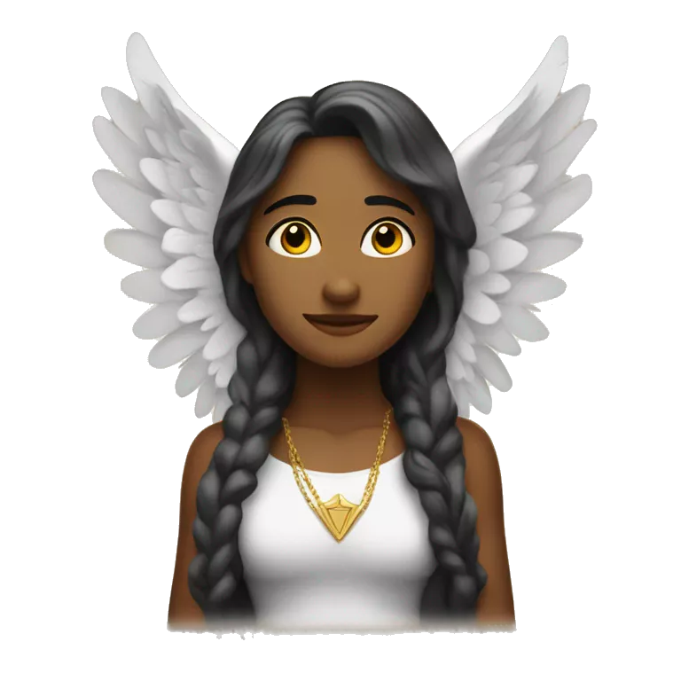 I want you to make an internet with two wings In The middle I won't an angel withThe middle I won't an angel with a golden crown on hair head