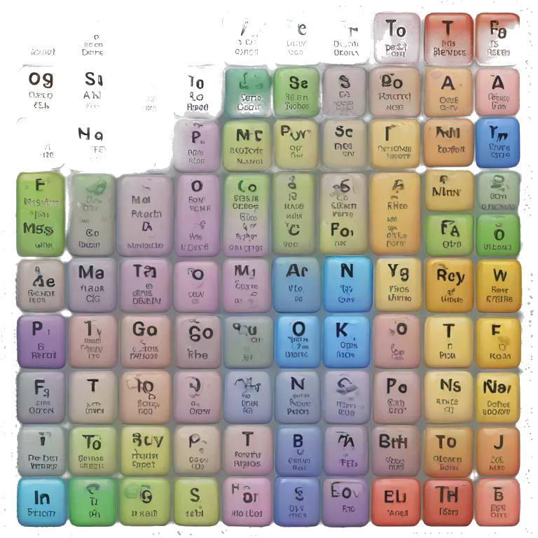 a periodic table