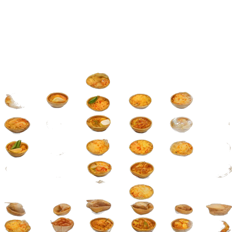 Paella con cara, brazos y piernas