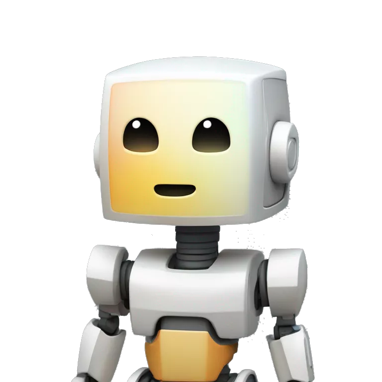 a cute chibi Cubic-styled humanoid faceless robot with a cubic head. The robot should have a big mosaic of shades and design, giving it a pixelated, modern look. It should be waving a BITCOIN flag while saying 'GM' in a dynamic and energetic manner