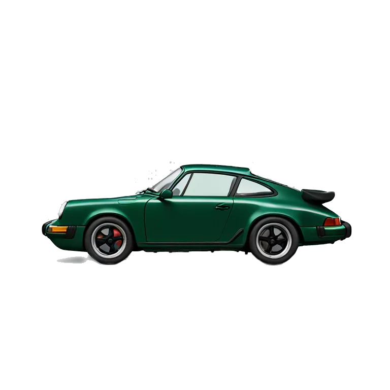 Porsche 911 dark green