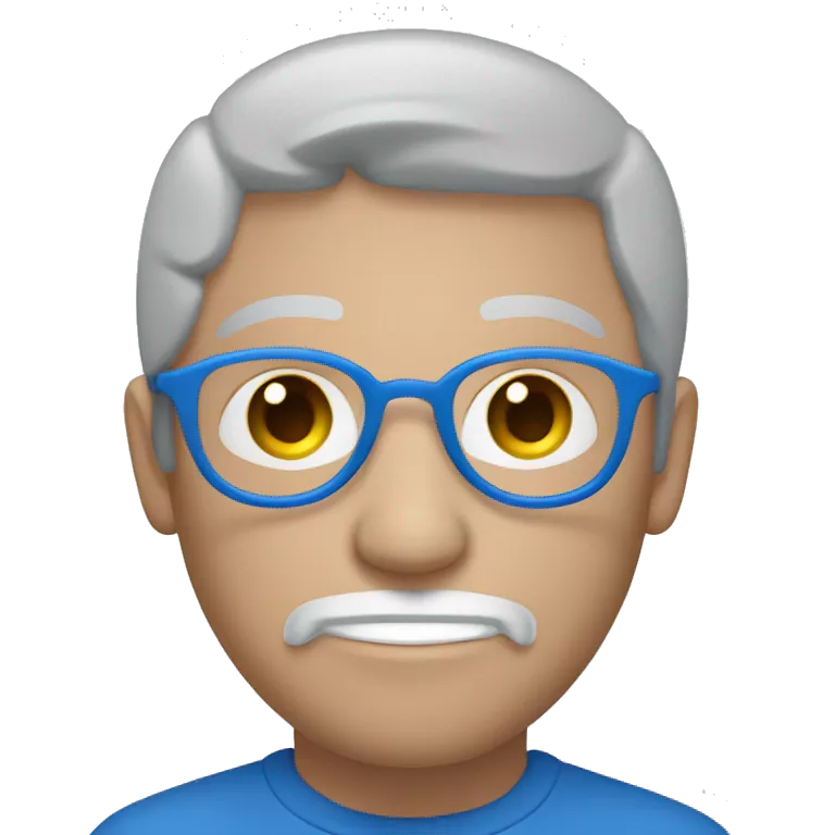 Crea un emoji circular que sea de color azul con blanco con su dedo pulgar y que diga INO como texto en cualquier parte del emoji