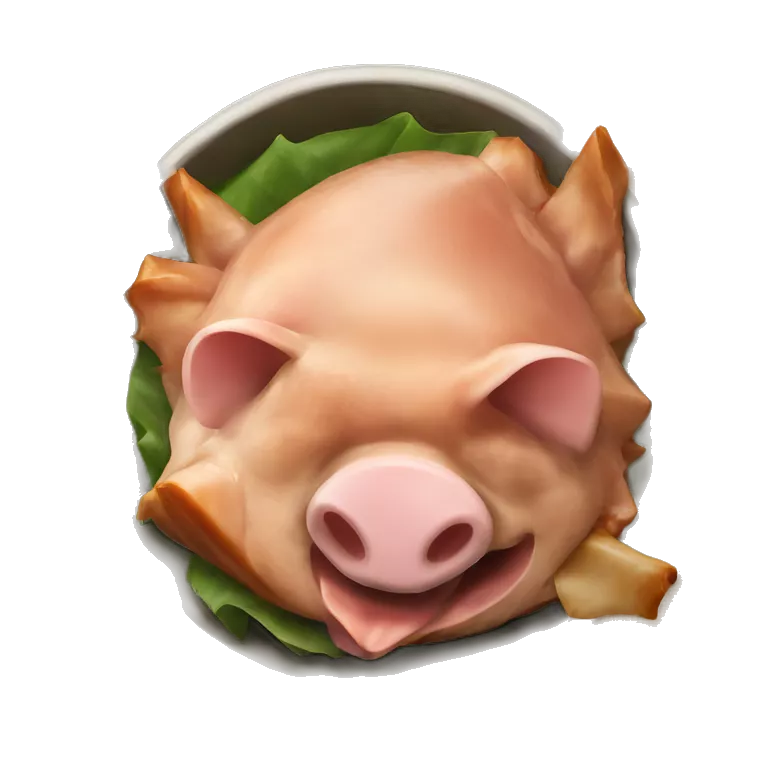 lechon with lechon tray