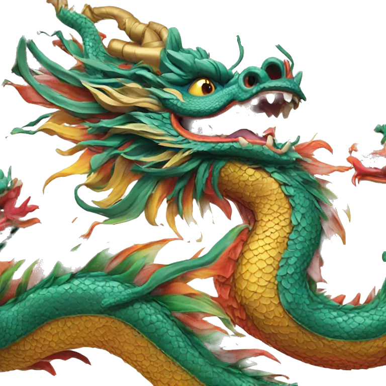 thailand dragon multicolor