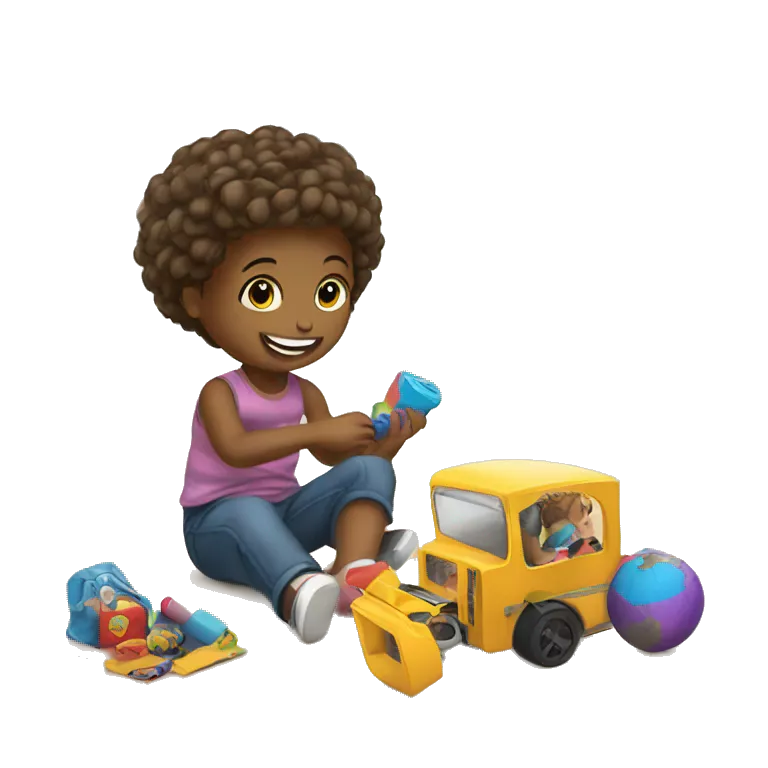 children playing with toys at school