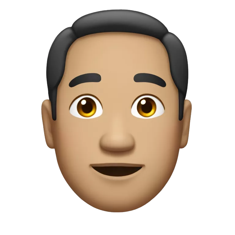 A middle-aged man of Southeast Asian descent with a chubby build, sporting black wavy hair.