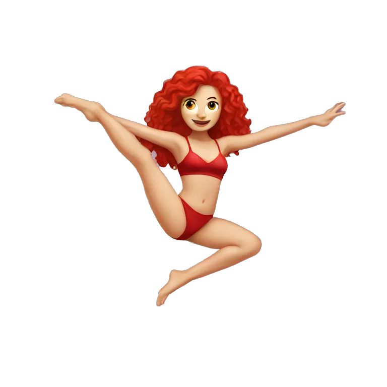 red hair Pole dancer