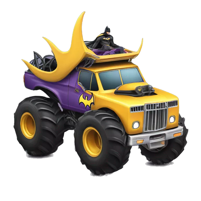 Batgirl Land yacht monster truck