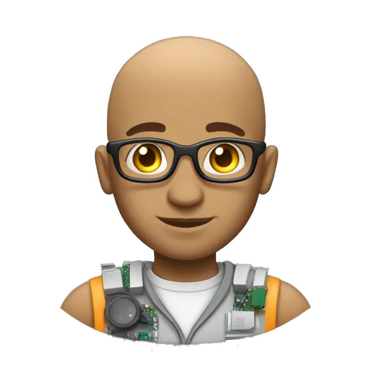 male balded electronics engineer who loves to code and tinker