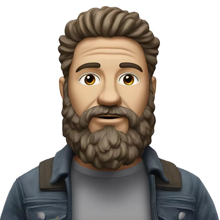 A hyperrealistic 3D artwork featuring a парень в худи на голове капюшон wear like  bursting through a card, with dramatic lighting, monochromatic palette, and intricate details. The bearded , emerges lifelike from the card's surface in a cinematic