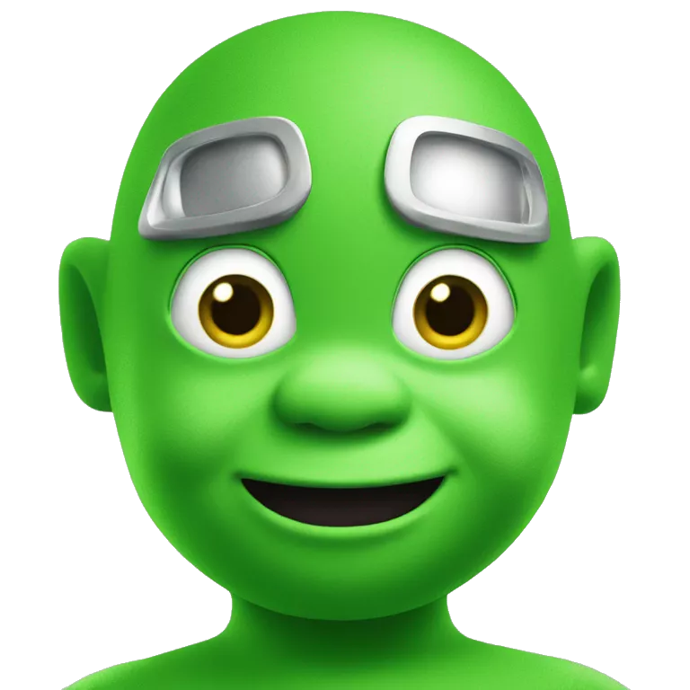 Teletubbies but green