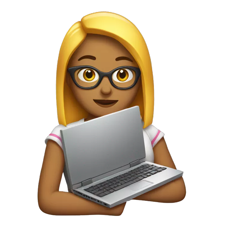 Chica Con computador