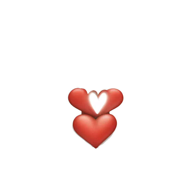 Two hands holding a heart smiling sitting on hands and little legs.