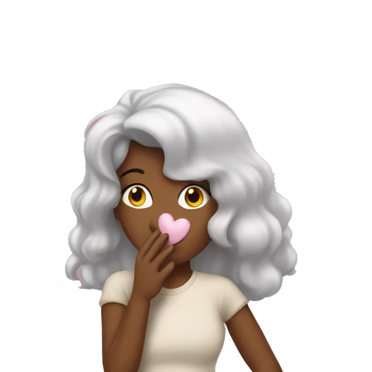 Blowing kisses