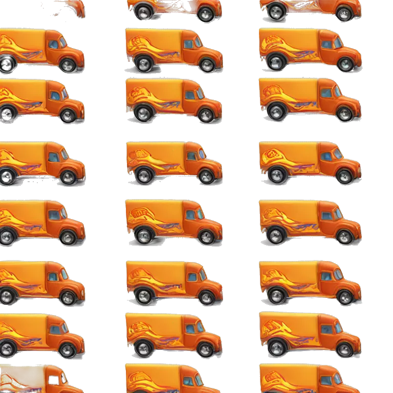 Hot wheels long moving truck, logo “I’m Moving!”on the back