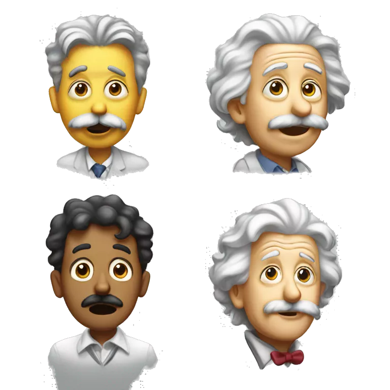 &quot;Thinking Emoji&quot;, 
&quot;Einstein Tongue&quot;,
&quot;Confused Math Lady&quot;