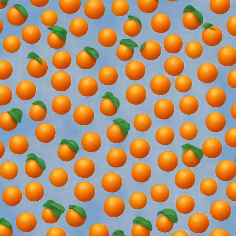 vibrant mandarin oranges display