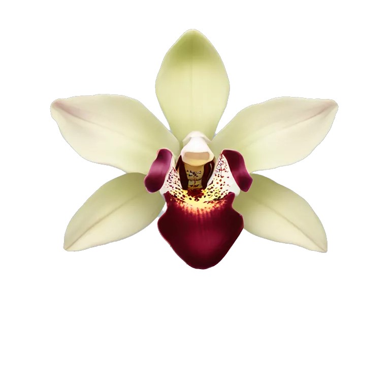 Cymbidium orchid flower