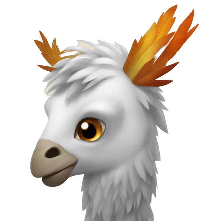 un fenix en llamas