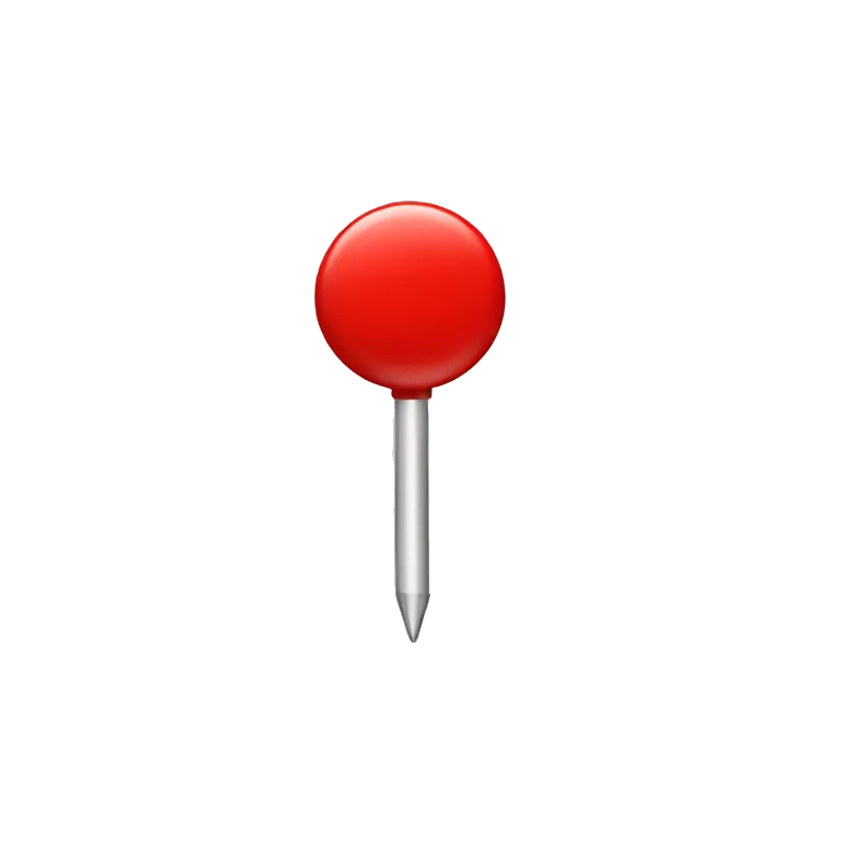 red pushpin