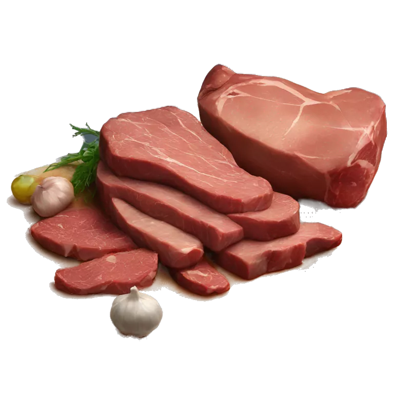realistic meat still life