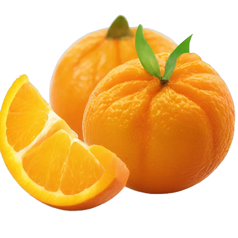 vibrant mandarin oranges display