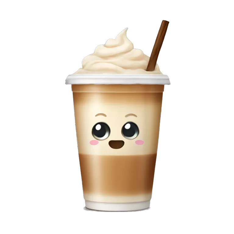 Cute ice latte