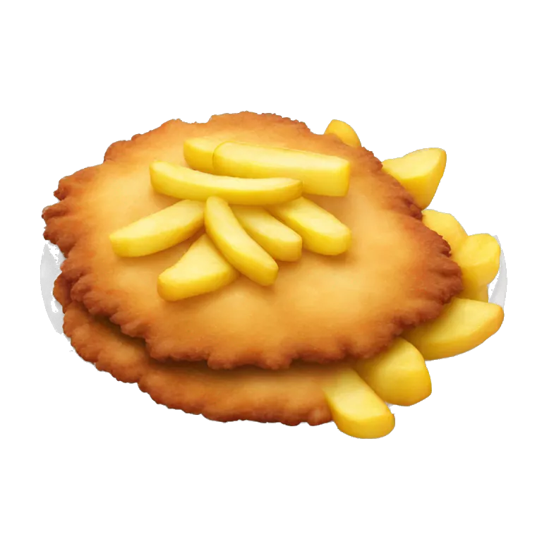 Schnitzel mit Pommes