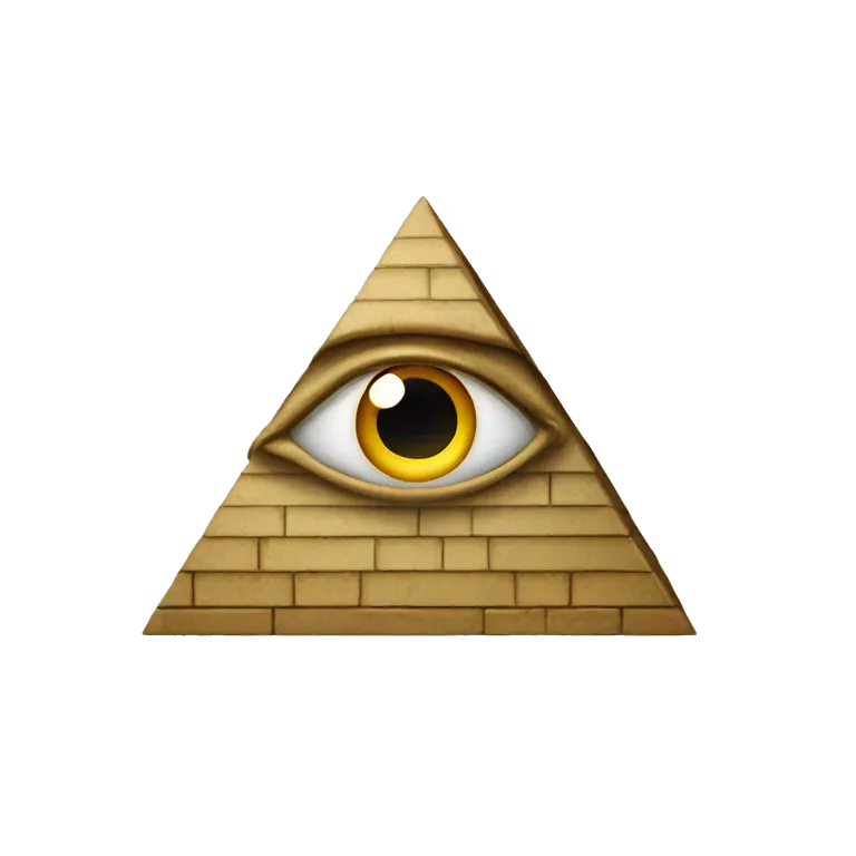 Pyramid with the all seeing eye