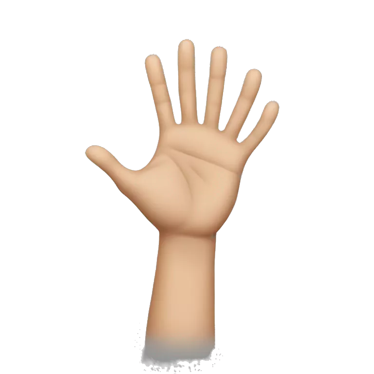 man strech his right hand right side