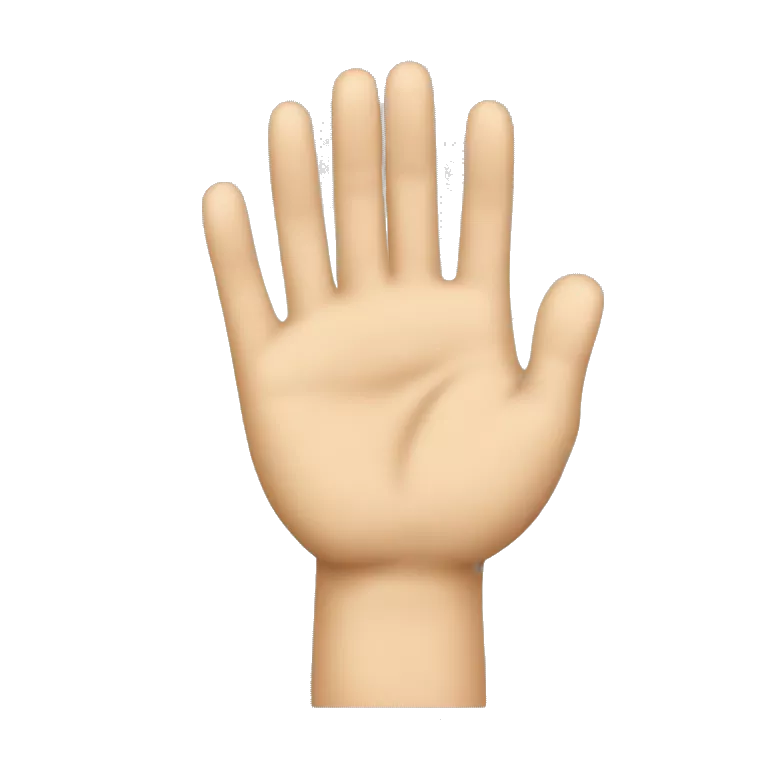 Emoji with acronym HAND