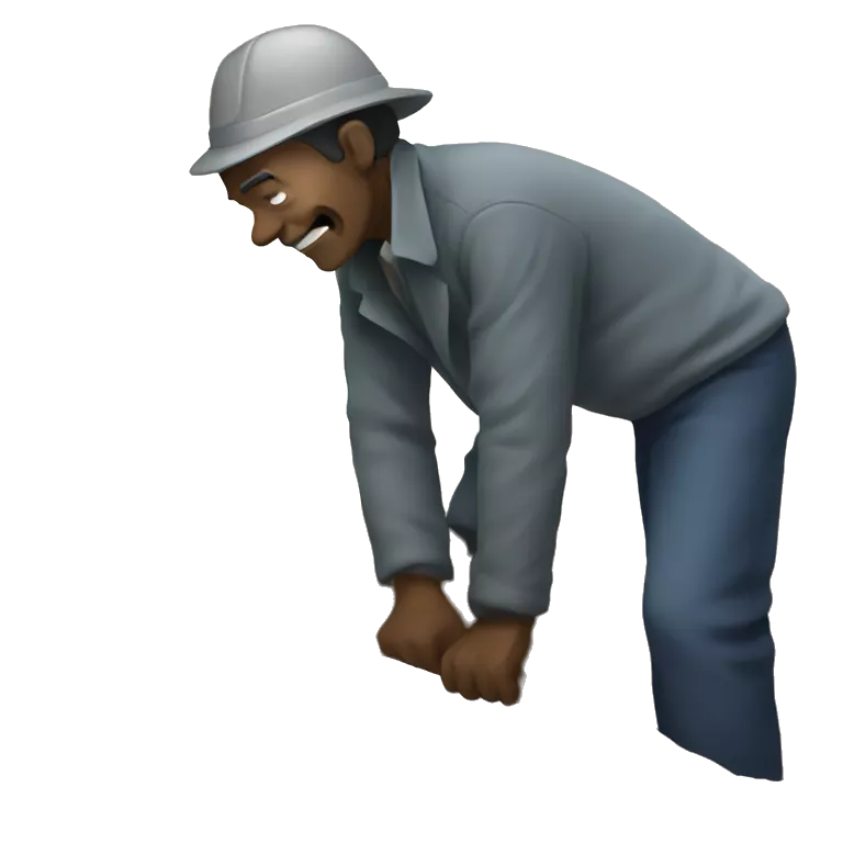 grave digging man wit grave