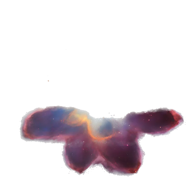 colourful bloom nebula