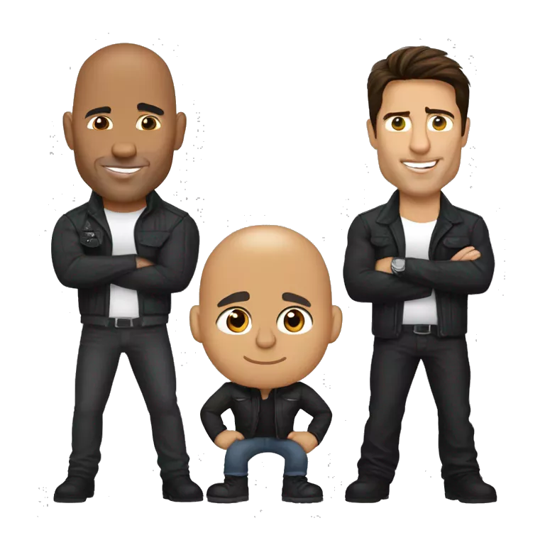 The Rock, Vin Diesel and Tom Cruise together