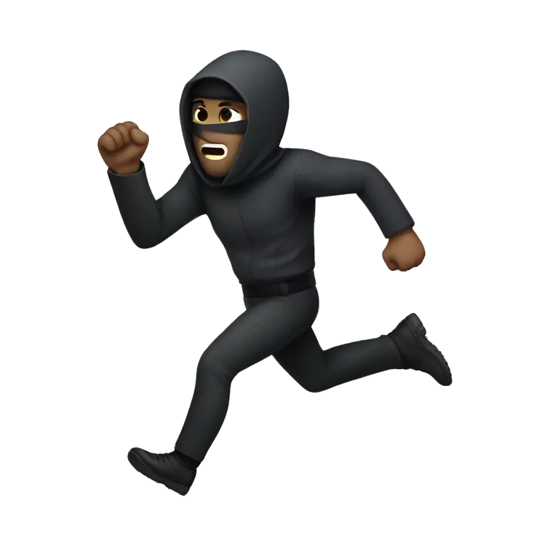 stealth man running