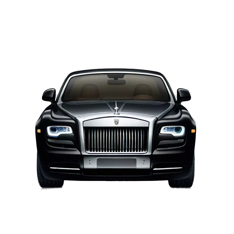 black sparkly Rolls Royce