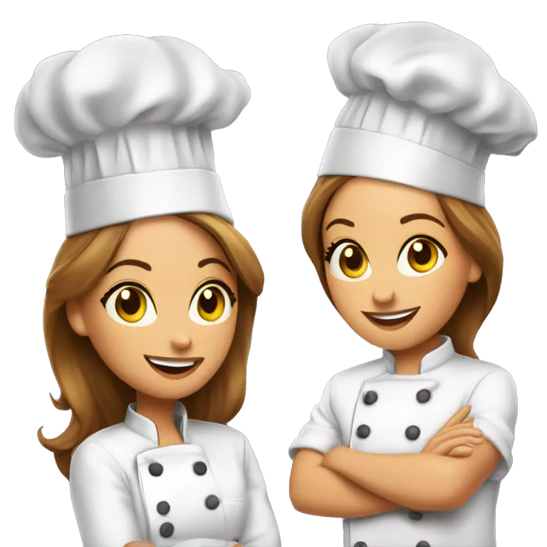 Giada de Laurentiis wearing a chef's hat with a chef's kiss hand gesture emoji