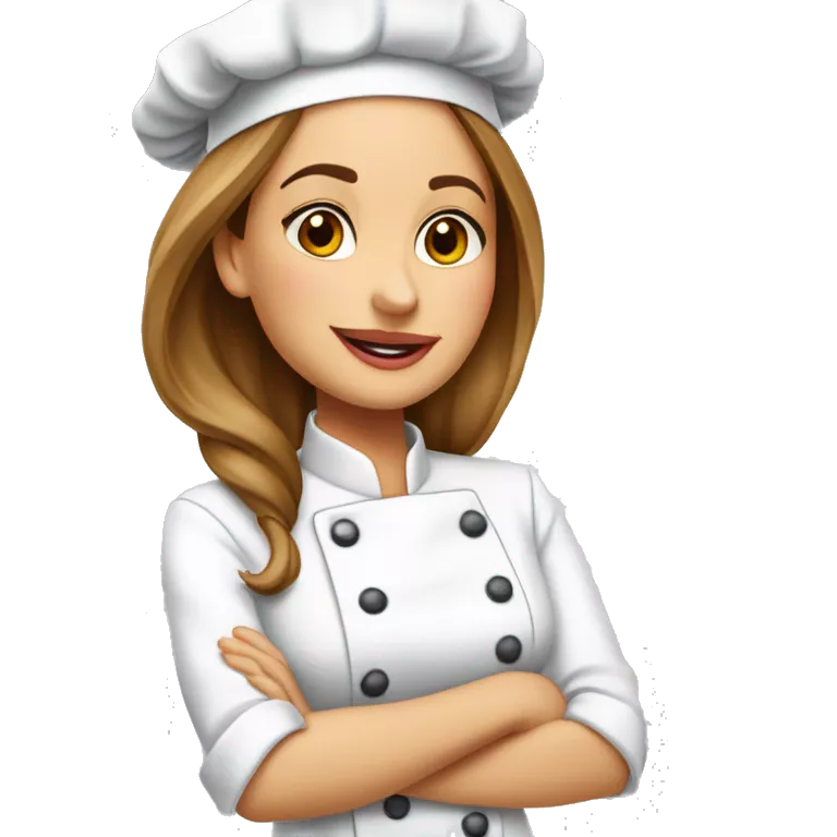 Giada de Laurentiis wearing a chef's hat chef's kiss emoji