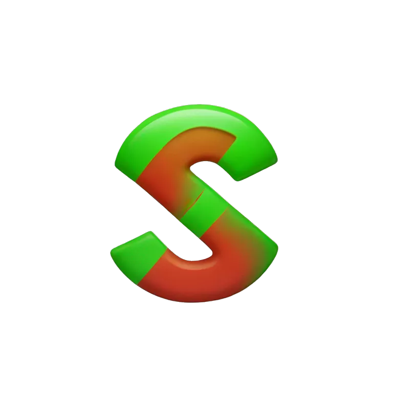 A simple green large plus and red minus symbol