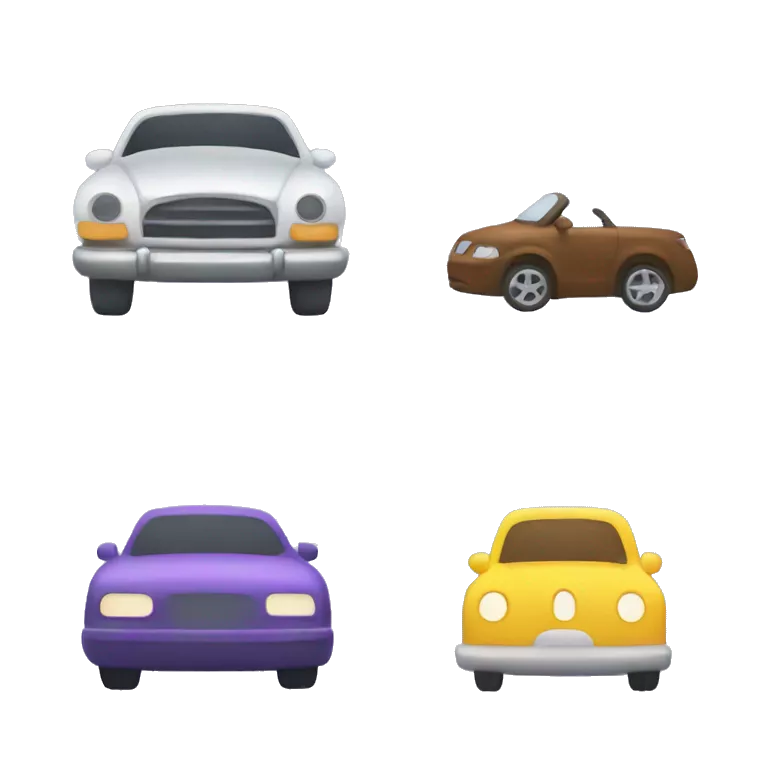an icon of a car and a search icon and an ai icon