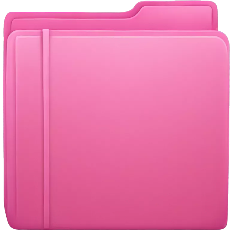 Pink folder