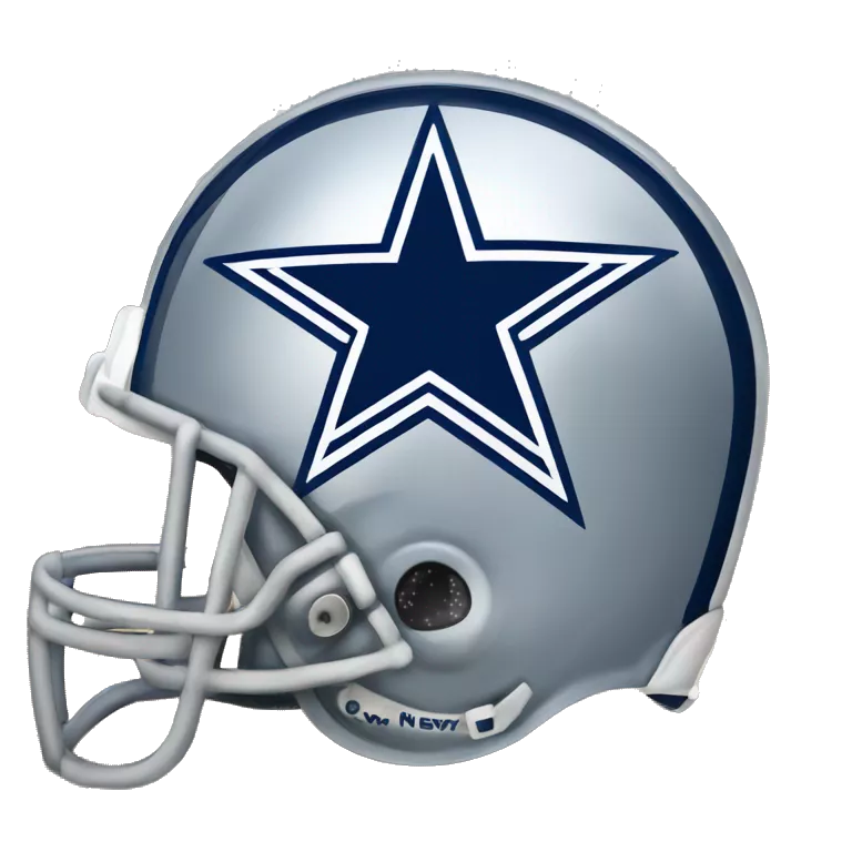 Dallas Cowboys helmet with star