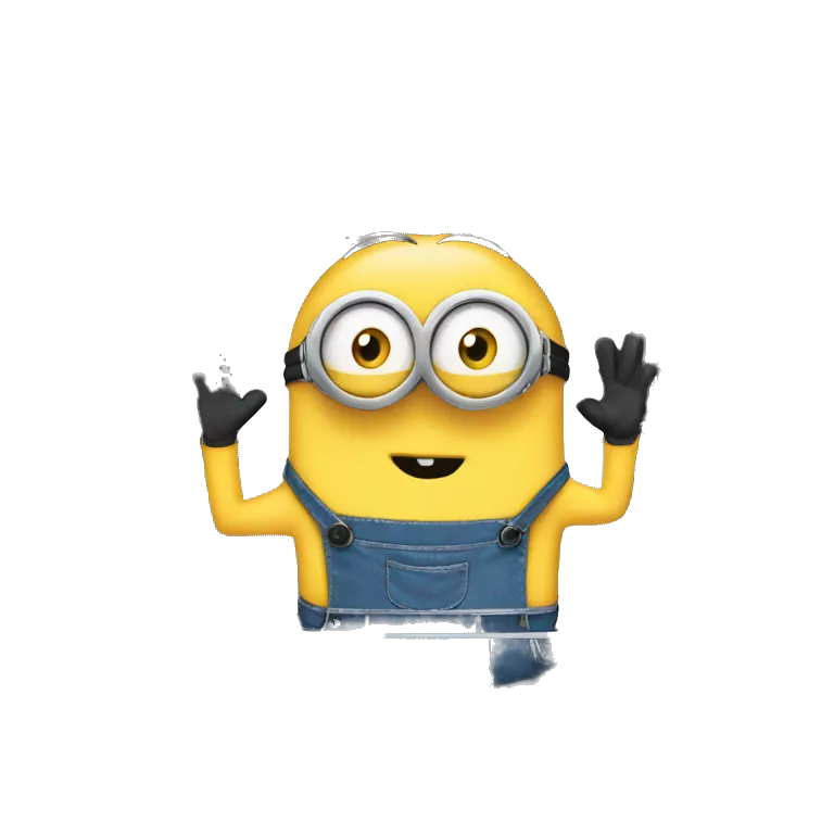 a minion inside a dishwasher