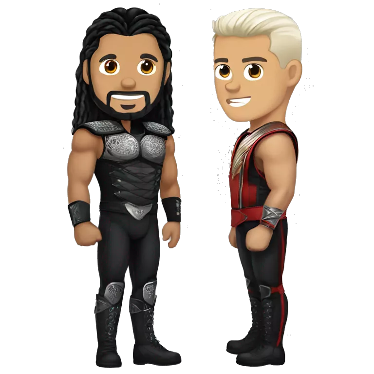 cody rhodes wearing roman reigns outfit