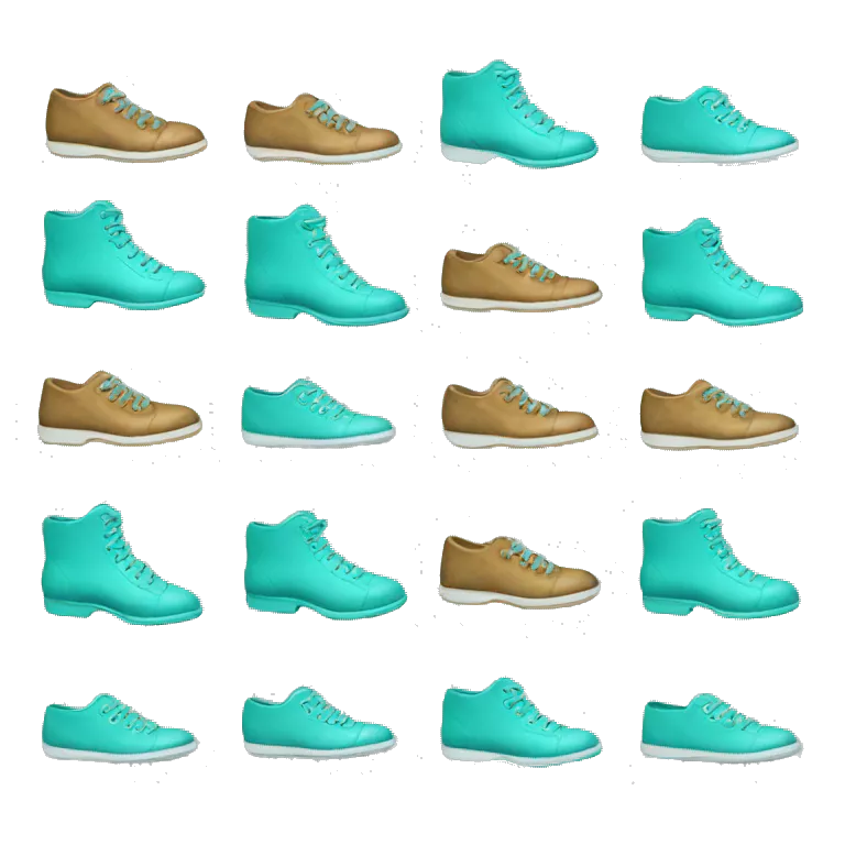 turqoise shoes