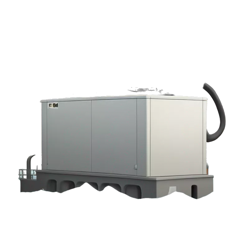 A shore power unit should depict a large, industrial-grade electrical plug with thick cables connecting to a power box or grid station. Next to the plug, there could be a ship icon or outline, symbolizing the connection to a docked vessel.